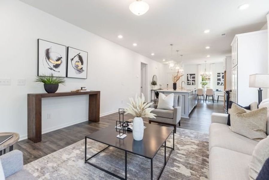 Representative furnished interior of a home built from the Abington by True Homes in Westbrook Falls, Colfax (Image 10).
