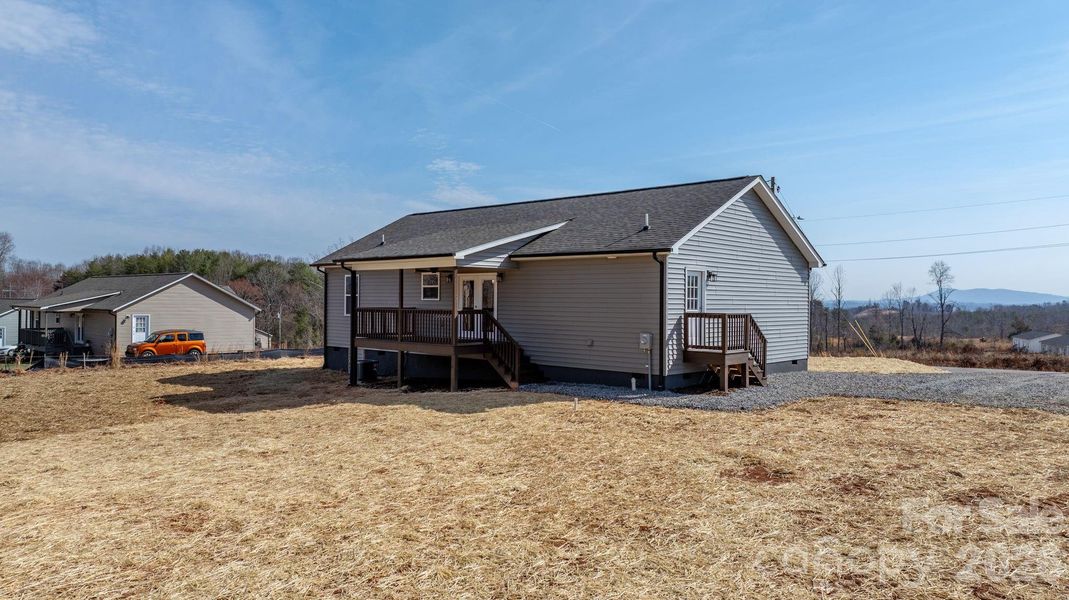 Exterior details and patio area of a home in , Morganton (Image 23).