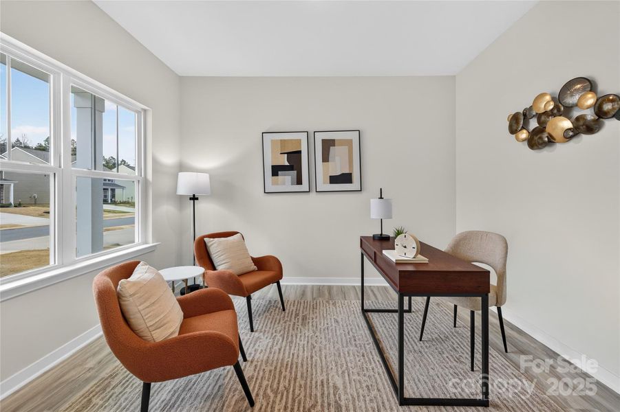 Furnished interior view inside a new home in Lakeshore at Windstone, Mooresville (Image 11).