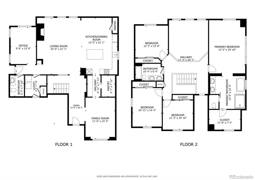 2D floor plan layout of this home in , Colorado Springs, CO (Image 5).