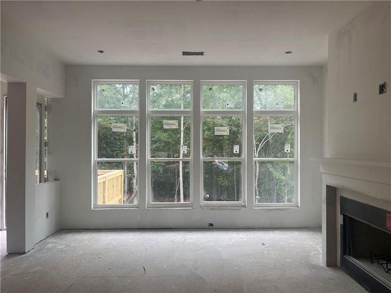 In-progress construction of a new home in , Cumming, GA (Image 49).