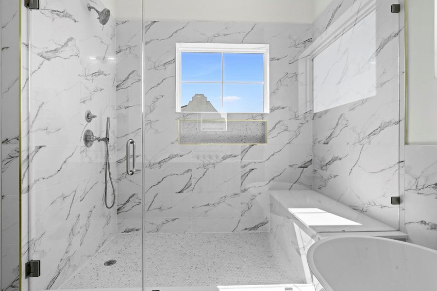 Furnished interior view inside a new home in , Houston (Image 33).