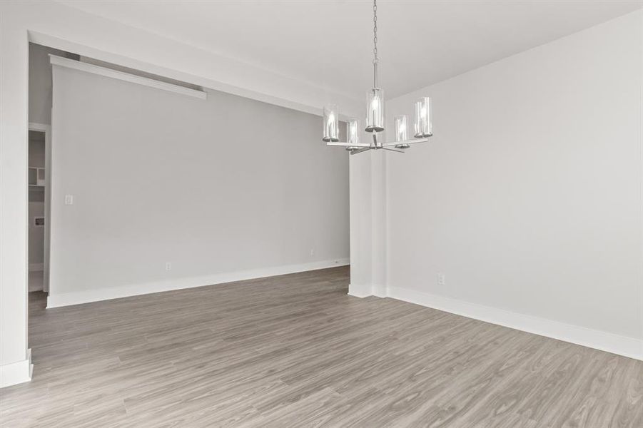 Spacious, unfurnished interior of a new home in , Garland (Image 36).