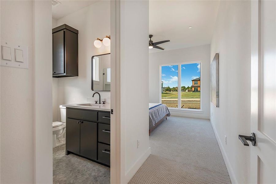 Furnished interior view inside a new home in , Red Oak (Image 28). Furnished interior view inside a new home in , Red Oak (Image 28).