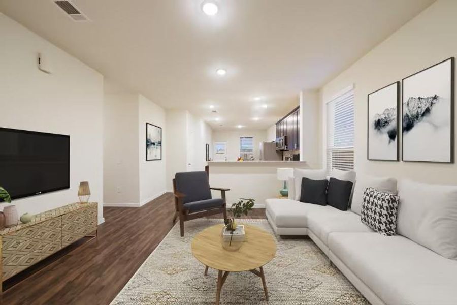 MODEL HOME images may NOT be consistent with the finished product.