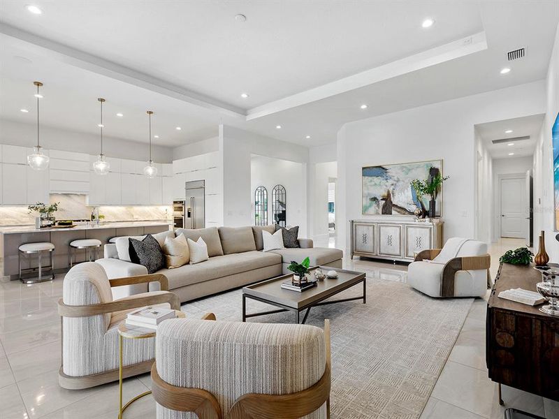 Furnished interior view inside a new home in , Lakewood Ranch (Image 53).