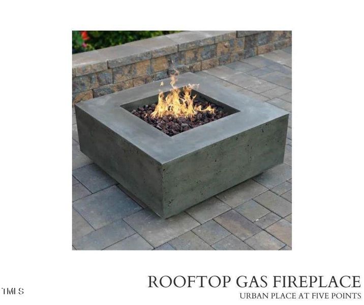 ROOFTOP GAS FIREPLACE