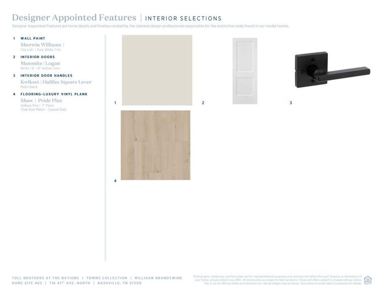 Sample of building materials used in homes in The Nations, Nashville (Image 7).