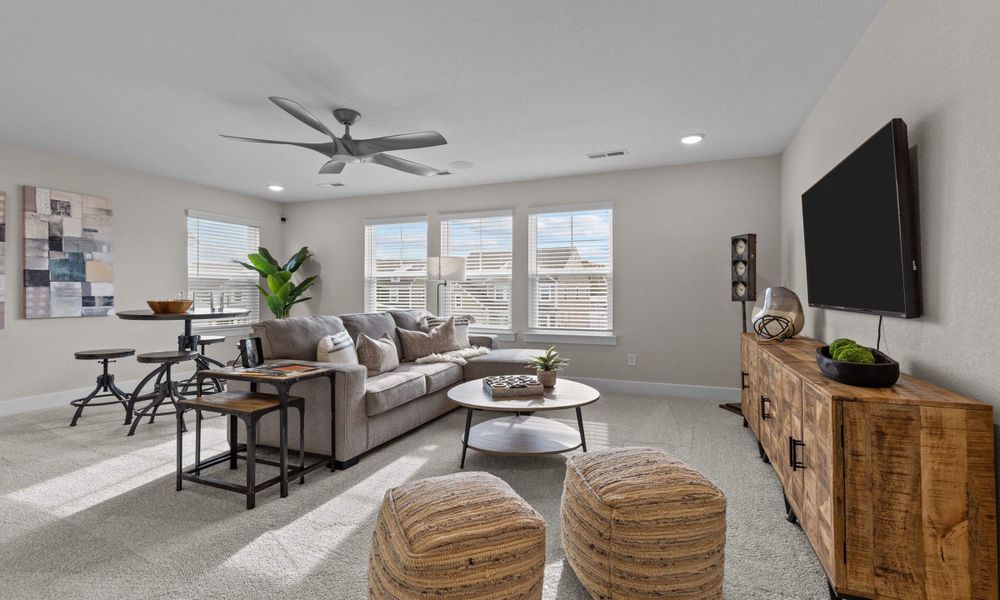Representative furnished interior of a home built from the The Mangrove by Chesapeake Homes in Bridgewater - Shorehaven Village, Little River (Image 21).
