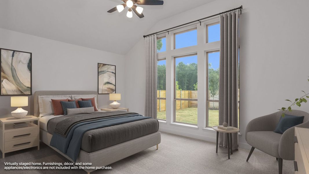 Furnished interior view inside a new home in Two Step Farm, Montgomery (Image 7).