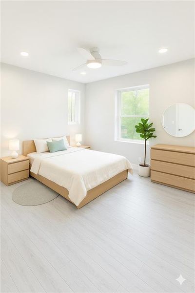 Furnished interior view inside a new home in , Atlanta (Image 5).