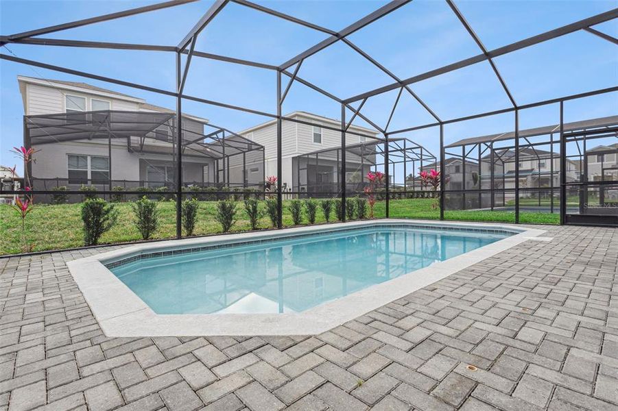 Exterior details and patio area of a home in Windsor Cay Resort, Clermont (Image 22). Exterior details and patio area of a home in Windsor Cay Resort, Clermont (Image 22).