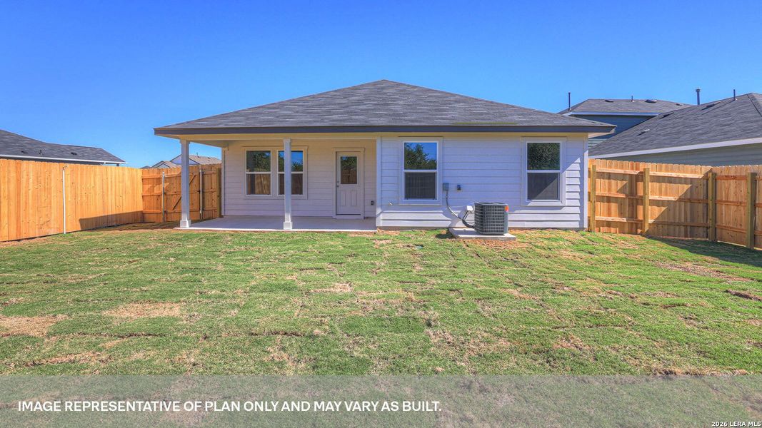 Exterior details and patio area of a home in Paramount, Kyle (Image 3).