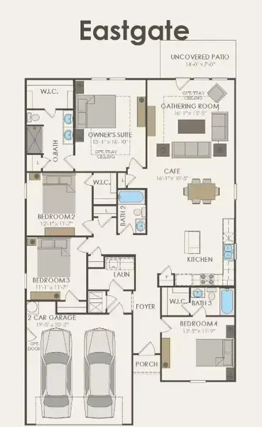 Centex Homes, Eastgate floor plan Centex Homes, Eastgate floor plan