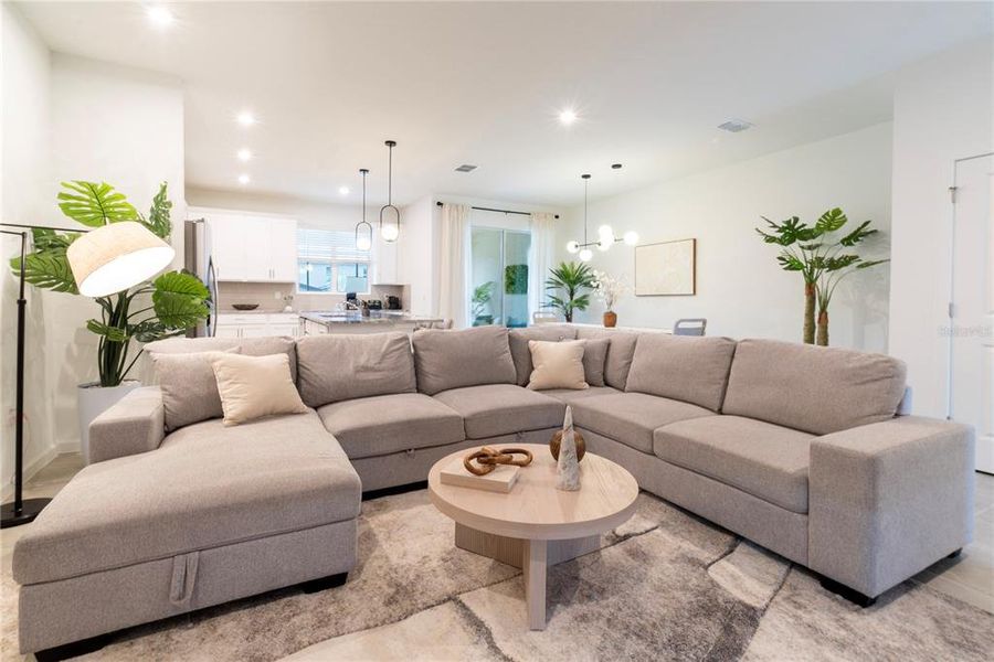 Furnished interior view inside a new home in , Kissimmee (Image 35).