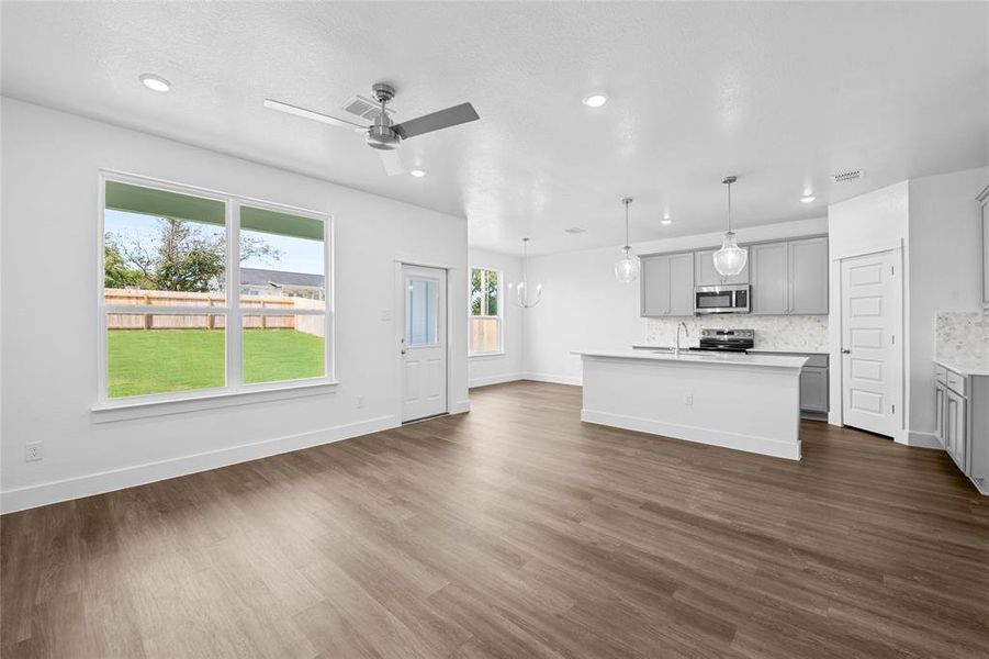 Please Note: These interior photos are not of the actual home but are of a completed one with a similar floor plan. Finishes, features, and layouts may vary.