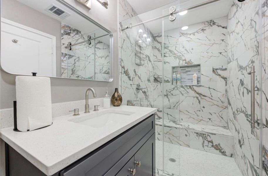 Furnished interior view inside a new home in , Houston (Image 8).