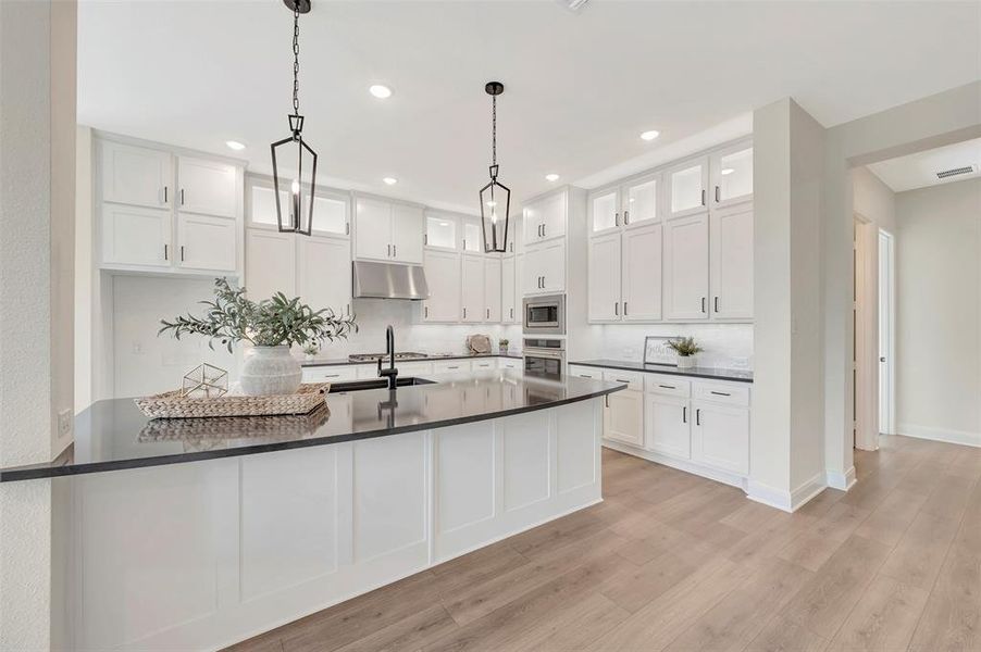 Furnished interior view inside a new home in South Pointe Manor Series, Mansfield (Image 12).