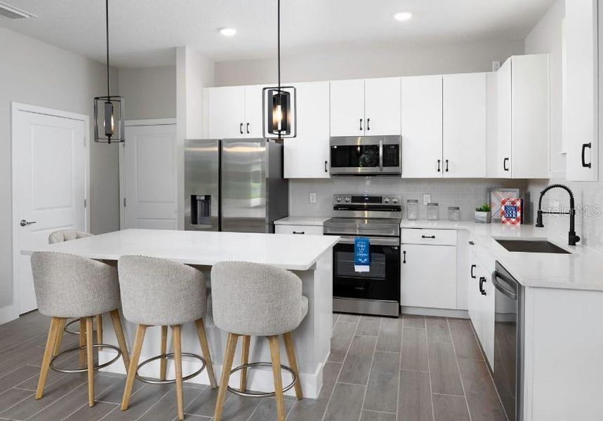 Furnished interior view inside a new home in , Kissimmee (Image 17).