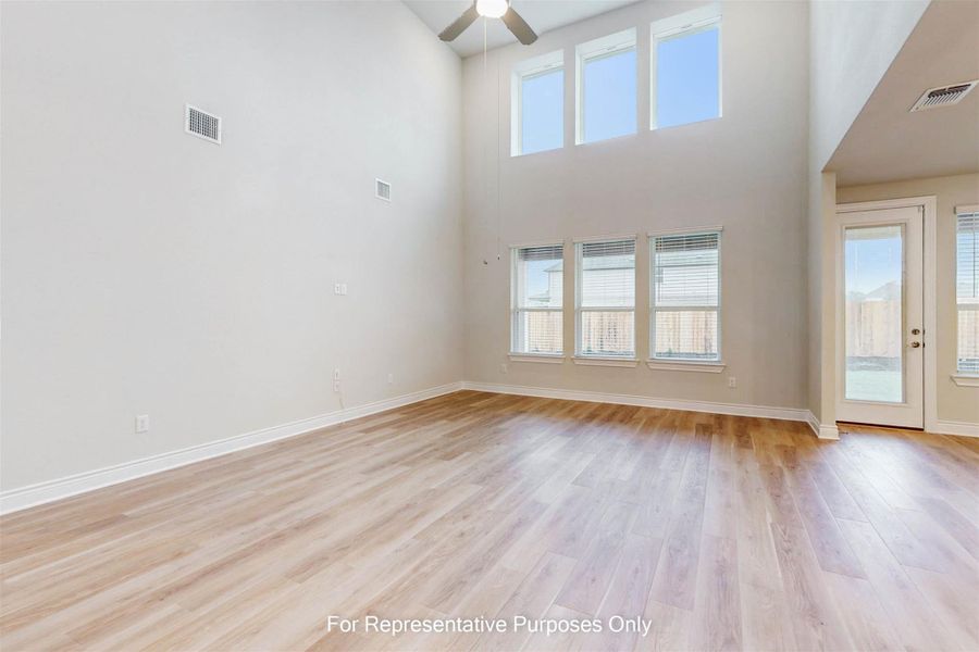 Spacious, unfurnished interior of a new home in Barksdale, Leander (Image 12).