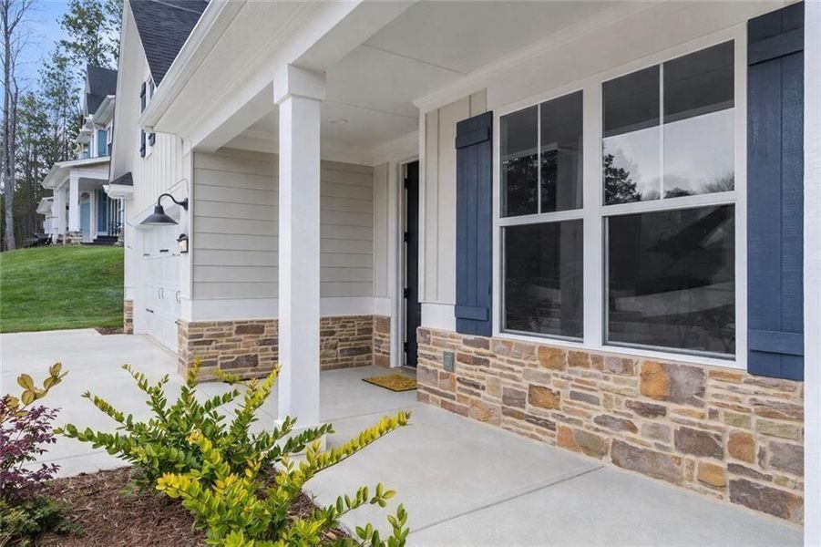 Exterior details and patio area of a home in , Dallas (Image 26).