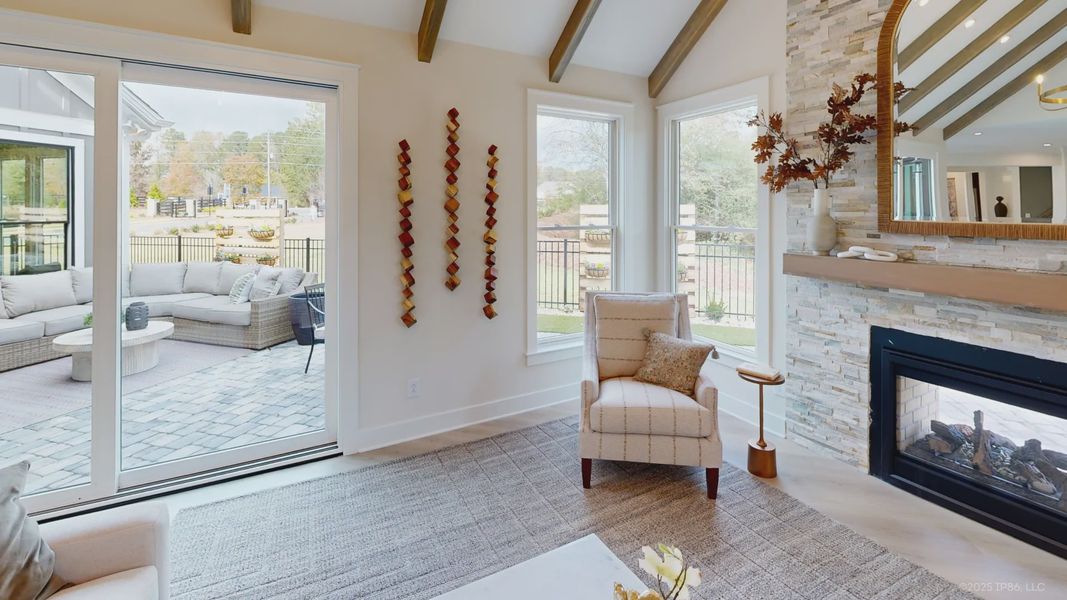 Representative furnished interior of a home built from the Provenance by Epcon Communities in The Courtyards by The Manor, Alpharetta (Image 25).