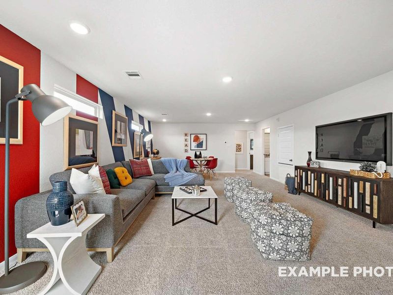 Furnished interior view inside a new home in Caney Creek Place, Conroe (Image 20). Furnished interior view inside a new home in Caney Creek Place, Conroe (Image 20).