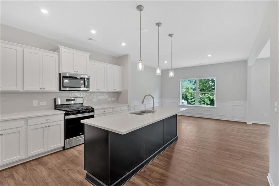 Furnished interior view inside a new home in Sweetlake Grove, Mableton (Image 6).