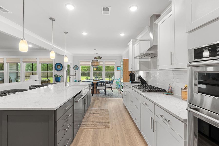 Furnished interior view inside a new home in Sea Island Preserve, Johns Island (Image 39).