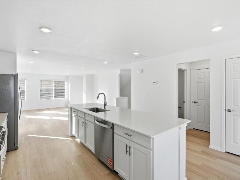 Furnished interior view inside a new home in Three Hills, Morrison (Image 4).