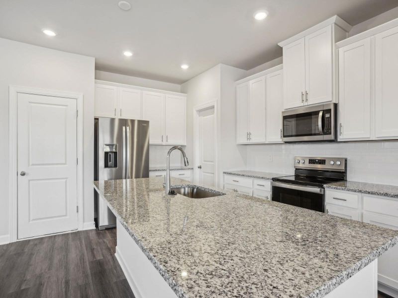 Furnished interior view inside a new home in Walnut Reserve, Conover (Image 3).