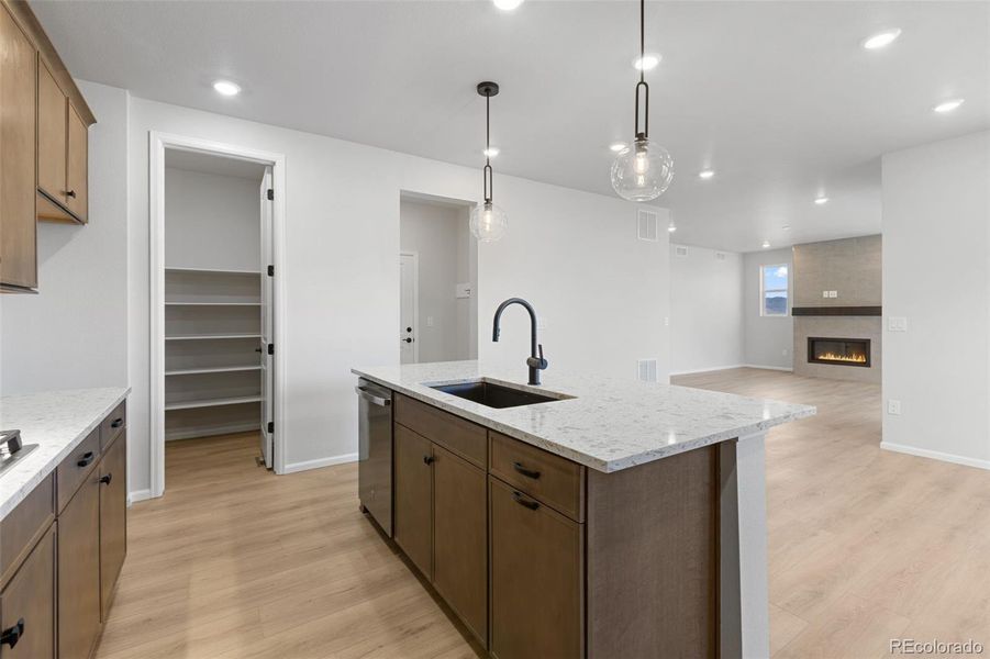 Furnished interior view inside a new home in The Manors Collection at Golden Overlook, Golden (Image 8).