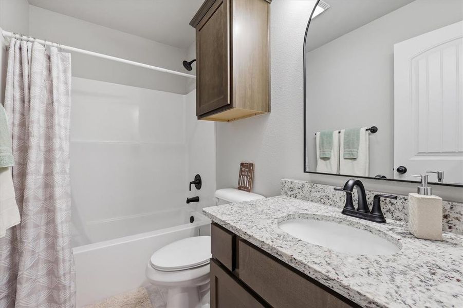 Second bathroom with clean, functional design