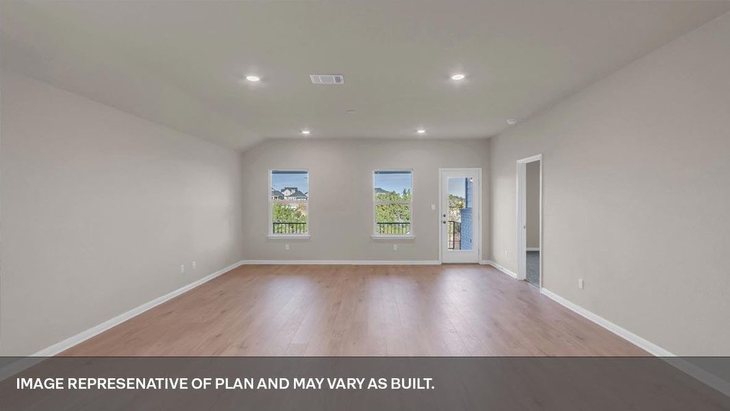 Spacious, unfurnished interior of a new home in Thunder Rock, Marble Falls (Image 16). Spacious, unfurnished interior of a new home in Thunder Rock, Marble Falls (Image 16).