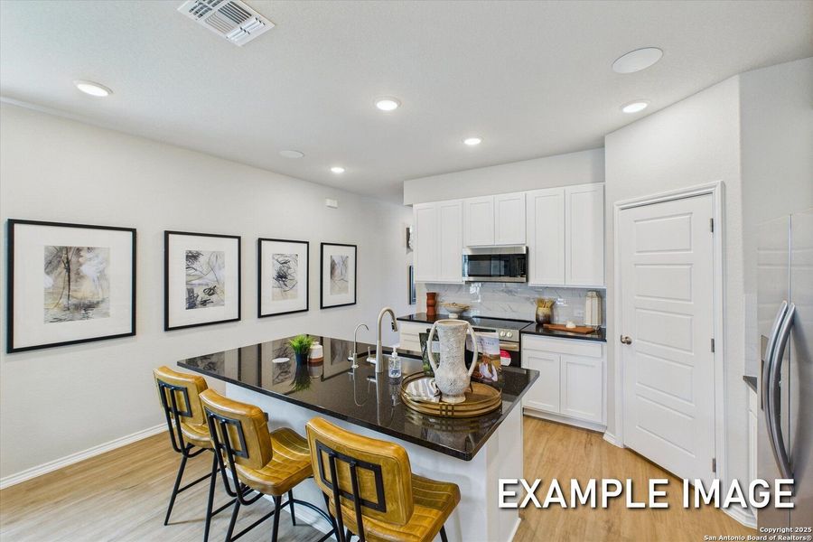 Furnished interior view inside a new home in Agave, San Antonio (Image 10).