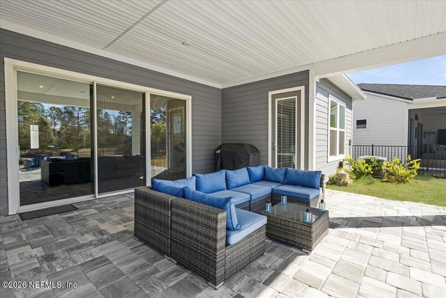 Exterior details and patio area of a home in , St. Johns (Image 31).