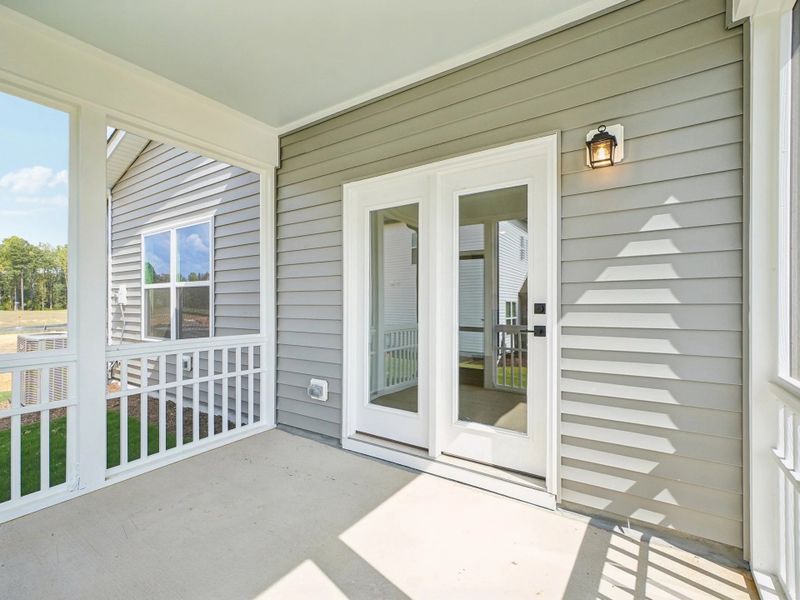 Screened-In Porch featuring the AW Collection® Serene - Breathe deep and unwind in soft light.