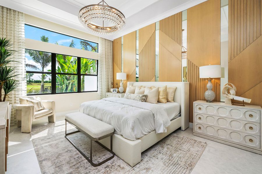 Representative furnished interior of a home built from the Kendall by GL Homes in Valencia Del Mar (55+), Boynton Beach (Image 10).