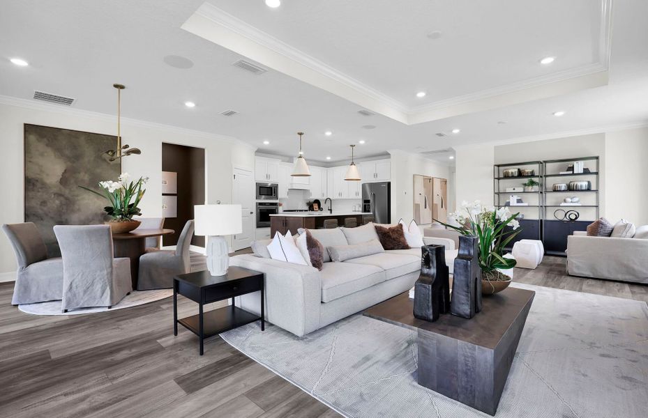 Representative furnished interior of a home built from the Mystique by Pulte Homes in Seminole Palms, Palm Coast (Image 15).