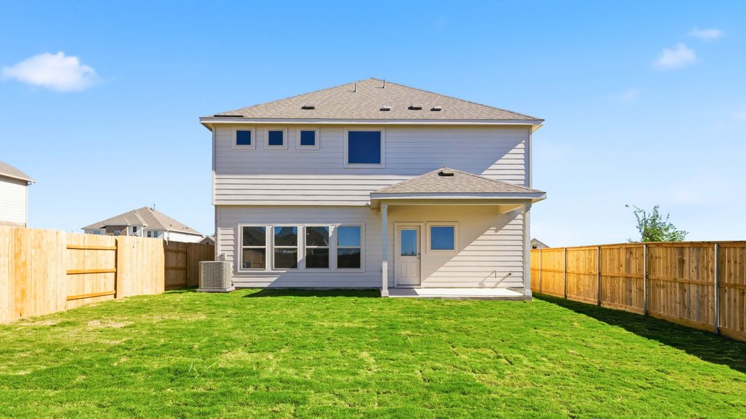 Exterior details and patio area of a home in Briarwood, Elgin (Image 3).