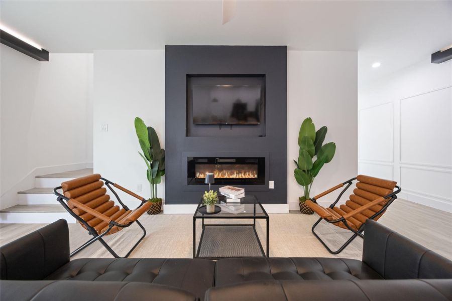 Furnished interior view inside a new home in , Houston (Image 15).