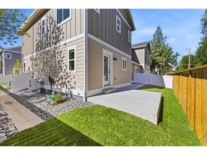 Exterior details and patio area of a home in , Loveland (Image 3).