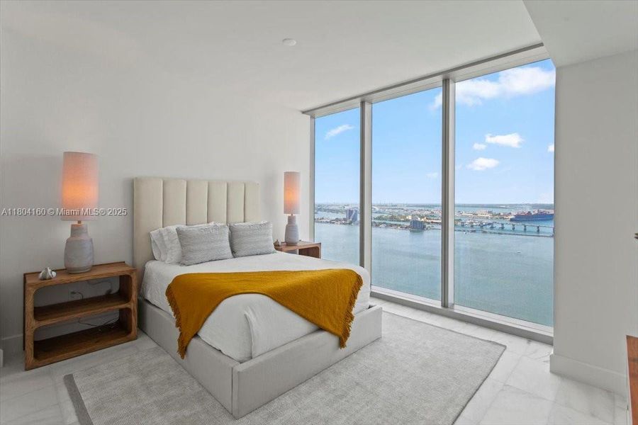 Furnished interior view inside a new home in , Miami (Image 33).