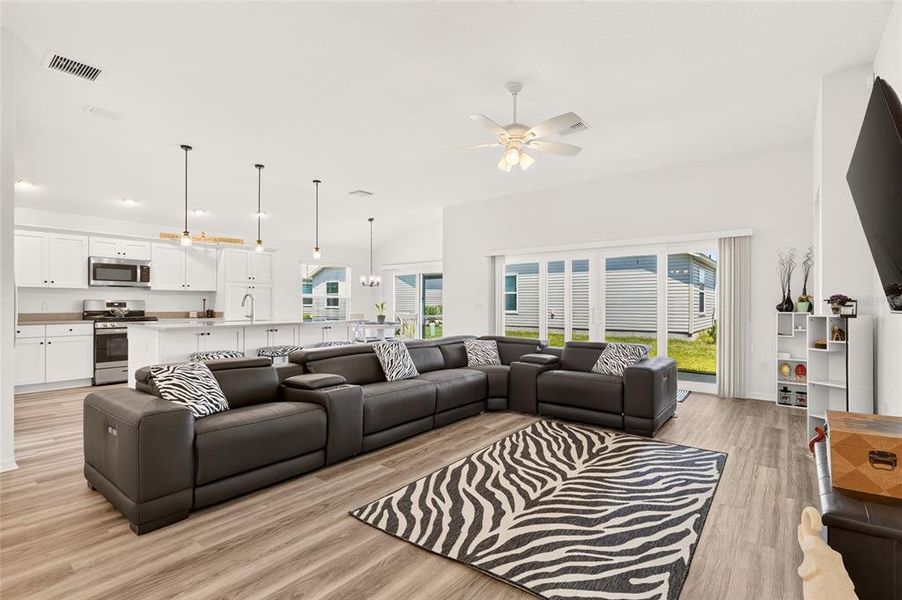 Furnished interior view inside a new home in , The Villages (Image 9).