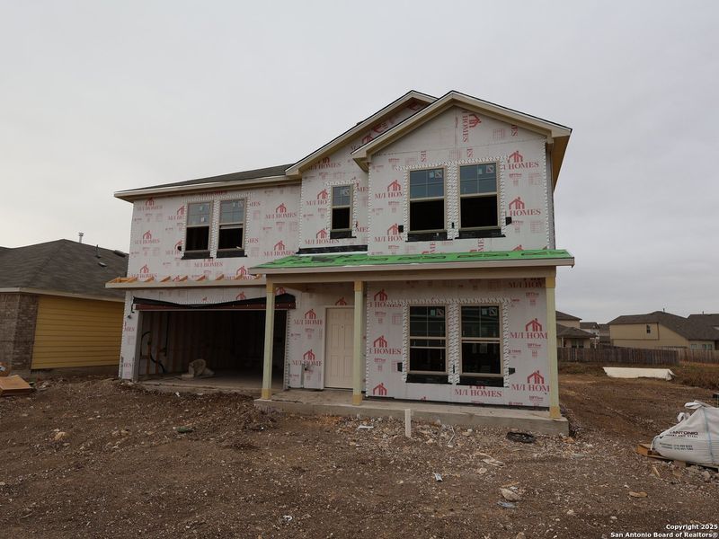In-progress construction of a new home in Winding Brook, San Antonio, TX (Image 31).