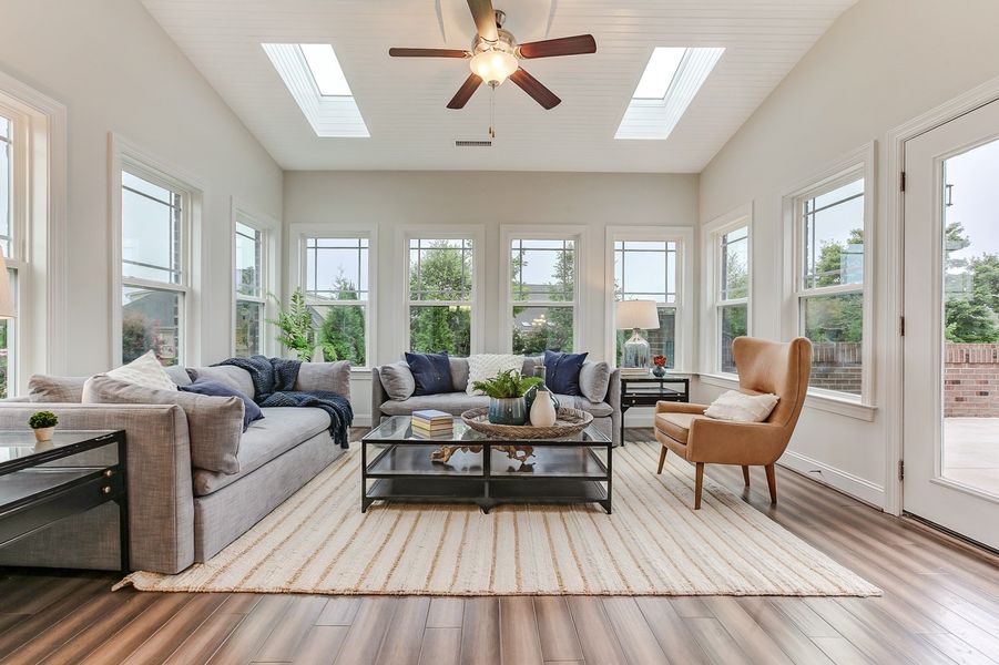 Representative furnished interior of a home built from the Ashton by Keystone Homes NC in Weybridge, Burlington (Image 33).