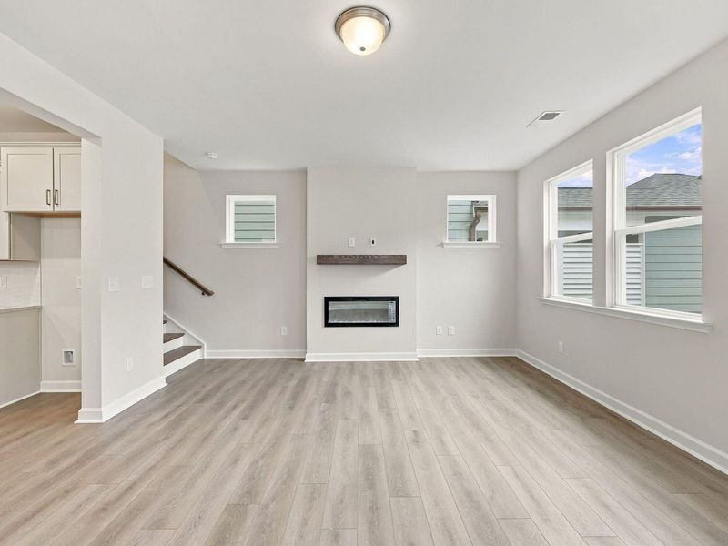 Spacious, unfurnished interior of a new home in Forestville Yard, Knightdale (Image 22).