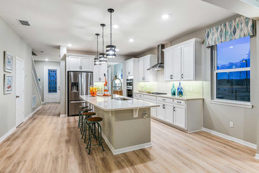 Representative furnished interior of a home built from the Newbury Ii by Beazer Homes in Estates at Lake Jesup, Sanford (Image 15).