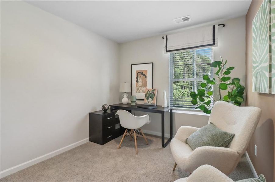 Furnished interior view inside a new home in , Atlanta (Image 34).