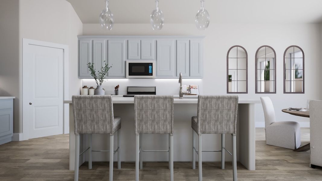 Representative furnished interior of a home built from the Bryson by Tri Pointe Homes in LaPrelle, Haslet (Image 8).